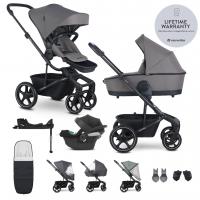 EASYWALKER SET Kočík 4v1 Harvey⁵ Pebble Grey XXL RWS + CYBEX Aton B2 i-Size