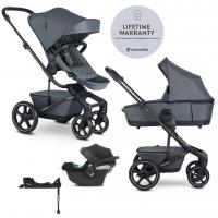 EASYWALKER SET Kočík 4v1 Harvey⁵ Premium 2v1 Mineral Grey LITE RWS + CYBEX Aton B2 i-Size + základňa
