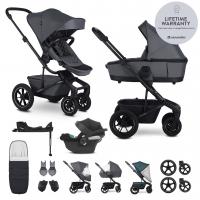 EASYWALKER SET Kočík 4v1 Harvey⁵ Premium Mineral Grey XXL AIR + CYBEX Aton B2 i-Size