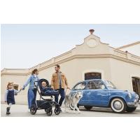 EASYWALKER Kočík kombinovaný Jimmey 2v1 Pepper Black LITE AIR + CYBEX Aton B2 i-Size + základňa