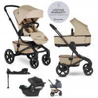 EASYWALKER SET Kočík 4v1 Jimmey Sand Taupe LITE RWS + CYBEX Aton B2 i-Size + základňa