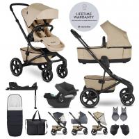 EASYWALKER SET Kočík 4v1 Jimmey Sand Taupe XXL RWS + CYBEX Aton B2 i-Size + základňa