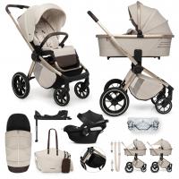 MUUVO SET Kočík 4v1 Quick Boho Brown set + CBX By CYBEX Aton B2 i-Size + základňa