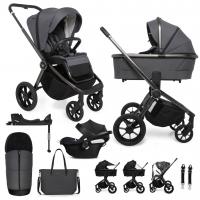 MUUVO SET Kočík 4v1 Quick SE 2 Diamond graphite set + CBX By CYBEX Aton B2 i-Size + základňa