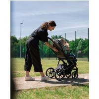 MUUVO SET Kočík 4v1 Slick 2.0 set Iron graphite + CYBEX Aton B2 i-Size + základňa