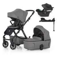 PETITE&MARS SET Kočík 4v1 ICON Dove Grey LITE RWS + CBX By CYBEX Aton B2 i-Size