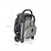 EASYWALKER Kočík kombinovaný Rockey S Pure Black