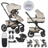 EASYWALKER Kočík kombinovaný Jimmey Explore Pearl Taupe AIR + CYBEX Aton B2 i-Size + základňa