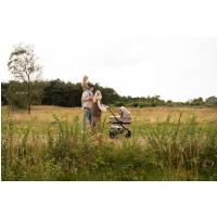 EASYWALKER Kočík kombinovaný Jimmey Explore Pearl Taupe AIR + CYBEX Aton B2 i-Size + základňa