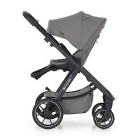 PETITE&MARS Kočík kombinovaný ICON 2v1 Dove Grey LITE RWS + Core Pro i-Size Black Grey + Báza