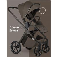 EASYWALKER Kočík kombinovaný Zoey Chestnut Brown + CBX By CYBEX Aton B2 i-Size + základňa