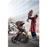 EASYWALKER Kočík kombinovaný Zoey Pure Black + CBX By CYBEX Aton B2 i-Size + základňa