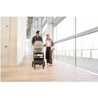 EASYWALKER Kočík kombinovaný Zoey Pure Black + CBX By CYBEX Aton B2 i-Size + základňa