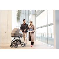 EASYWALKER Kočík kombinovaný Zoey Pure Black + CBX By CYBEX Aton B2 i-Size + základňa