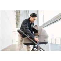 EASYWALKER Kočík kombinovaný Zoey Pure Black + CBX By CYBEX Aton B2 i-Size + základňa