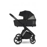 EASYWALKER Kočík kombinovaný Zoey Pure Black + CBX By CYBEX Aton B2 i-Size + základňa