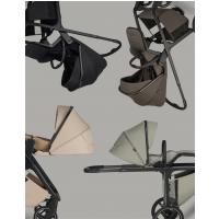 EASYWALKER Kočík kombinovaný Zoey Pure Black + CBX By CYBEX Aton B2 i-Size + základňa