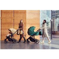 KINDERKRAFT SELECT Kočík kombinovaný 3v1 Prime 2 Shadow Grey, Premium + Fusak Jibot Charcoal Grey