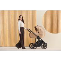 KINDERKRAFT SELECT Kočík kombinovaný 3v1 Prime 2 Shadow Grey, Premium + Fusak Jibot Charcoal Grey