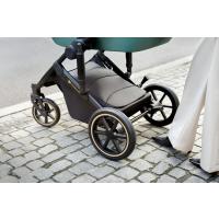 KINDERKRAFT SELECT Kočík kombinovaný 3v1 Prime 2 Shadow Grey, Premium + Fusak Jibot Charcoal Grey