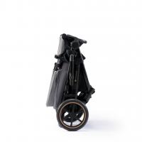 KINDERKRAFT SELECT Kočík kombinovaný 3v1 Prime 2 Shadow Grey, Premium + Fusak Jibot Charcoal Grey