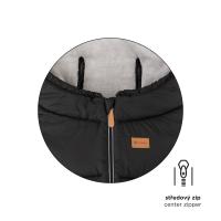 KINDERKRAFT SELECT Kočík kombinovaný 3v1 Prime 2 Shadow Grey, Premium + Fusak Jibot Charcoal Grey