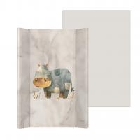 CEBA BABY Podložka prebaľovacia 2-hranná mäkká (50x70) Basic Cosy Hippo