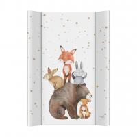 CEBA BABY Podložka prebaľovacia 2-hranná mäkká (50x70) Basic Forest Friends