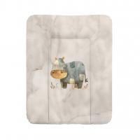 CEBA BABY Podložka prebaľovacia mäkká (50x70) Basic Cosy Hippo