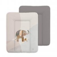 CEBA BABY Podložka prebaľovacia mäkká (50x70) Basic Elephant Family