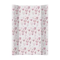 CEBA BABY Podložka prebaľovacia 2-hranná s pevnou doskou (50x70) Ultra Light Lots of Love