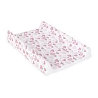 CEBA BABY Podložka prebaľovacia 2-hranná s pevnou doskou (50x70) Ultra Light Lots of Love