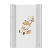 CEBA BABY Podložka prebaľovacia 2-hranná s pevnou doskou (50x70) Ultra Light Fox with Balloon