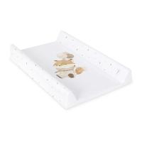 CEBA BABY Podložka prebaľovacia 2-hranná s pevnou doskou (50x70) Ultra Light Fox with Balloon