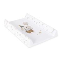 CEBA BABY Podložka prebaľovacia 2-hranná s pevnou doskou (50x70) Ultra Light Birthday Bunny