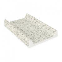 CEBA BABY Podložka prebaľovacia 2-hranná s pevnou doskou (50x70) Basic Spots