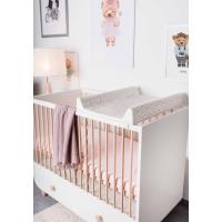 CEBA BABY Podložka prebaľovacia 2-hranná s pevnou doskou (50x70) Basic Spots