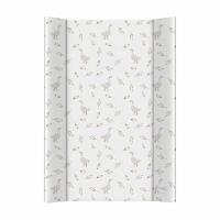 CEBA BABY Podložka prebaľovacia 2-hranná s pevnou doskou (50x70) Basic Goose