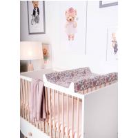 CEBA BABY Podložka prebaľovacia 2-hranná s pevnou doskou (50x70) Basic Garden