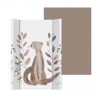 CEBA BABY Podložka prebaľovacia 2-hranná s pevnou doskou (50x70) Basic Clever Otter