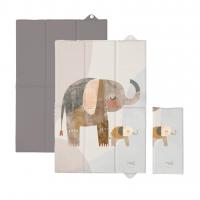 CEBA BABY Podložka prebaľovacia cestovná (60x40) Basic Elephant Family