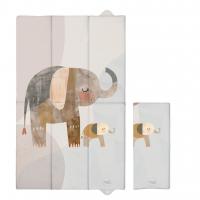 CEBA BABY Podložka prebaľovacia cestovná (80x50) Basic Elephant Family