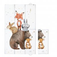 CEBA BABY Podložka prebaľovacia cestovná (80x50) Basic Forest Friends