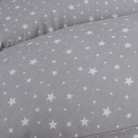 CEBA BABY Vankúš na dojčenie HUGGY (150x60x37) Basic Grey Stars