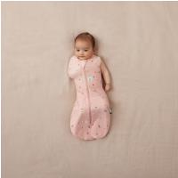 ERGOPOUCH Zavinovačka a vak na spanie 2v1 Cocoon Daisies 3-6 m, 6-8 kg, 0,2 tog