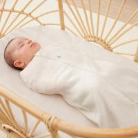ERGOPOUCH Zavinovačka a vak na spanie 2v1 Cocoon Oatmeal Marle 3-6 m, 6-8 kg, 0,2 tog