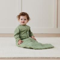 ERGOPOUCH Vak na spanie s rukávmi organická bavlna Jersey Willow 3-12 m, 6-10 kg, 2,5 tog