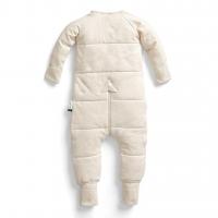 ERGOPOUCH Overal na spanie organická bavlna Onesie Oatmeal Marle 6-12 m, 2,5 tog