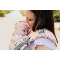 Boba X Organic Detský nosič, krémová s potlačou arkadia