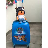 Nickelodeon Detský kufrík na kolieskach veľký, Paw Patrol, modrý, 3r+